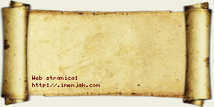 Daniel Sebić vizit kartica